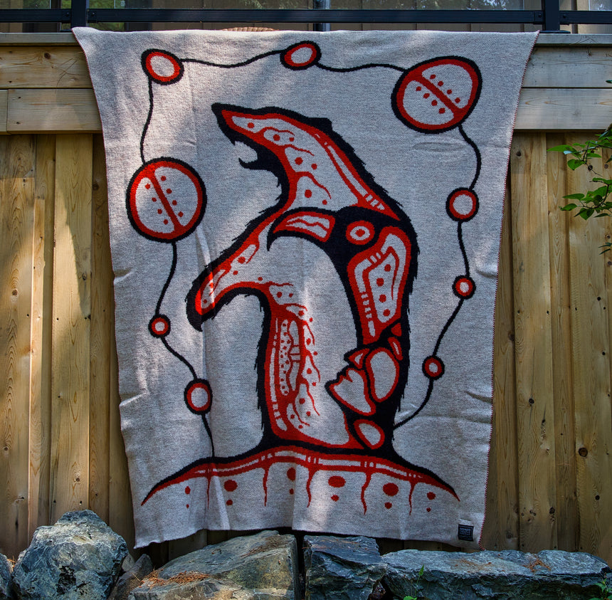 Wool Blanket | Bear of Thunderbird and Man