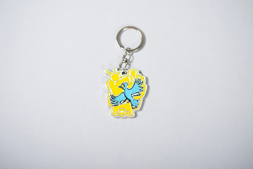 Blue Jay Keychain