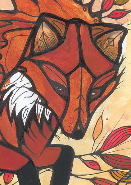 Dagwaagin Waagosh | Autumn Fox Art Print
