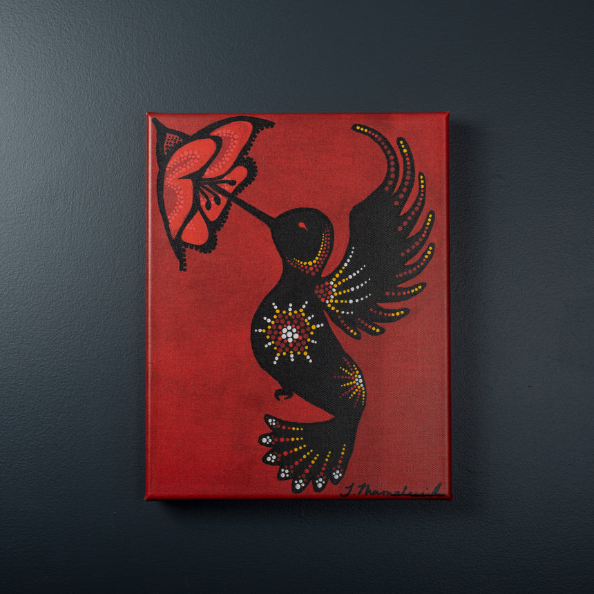"Red Bird" Canvas Print